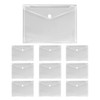VELOFLEX A453010 Document Wallet Crystal, Pack of 10, DIN A4,