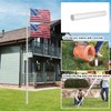 FFILY Heavy Duty Flag Pole - 25 FT 13 Gauge