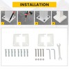 KUAFU 3FT Step Hand Rail for Outdoor Steps Compatible with