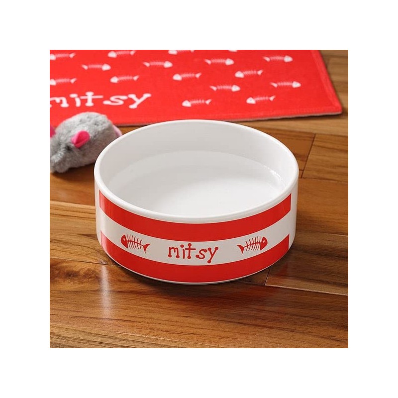 Personalization Universe Kitty Kitchen Cat Bowl - Small