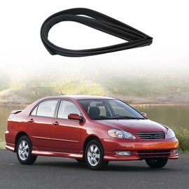 Front RH Right Door Glass Run Channel Felt Compatible with 2002-2006 Toyota Corolla Altis Sedan Replace 68141-02060 6814102060