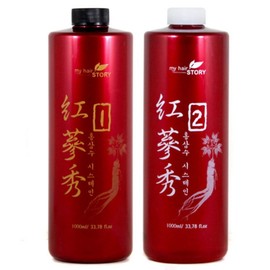 My Hair Story Red Ginseng Water Cysteine ​​1 2 tablets, 4 each, 1L / 마이헤어스토리 홍삼수 시스테인 1 2제 각, 4개, 1L