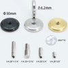 BICASTER Archery Stabilizer Weights Stainless Steel Total 10 Ounces (Gold/Silver)