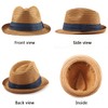 Trilby Hat Mens Fedora Hats for Men Straw Fedora Hat