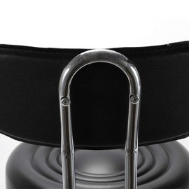 LOYALHEARTDY Swivel Salon Stool Chair, Height Adjustable Hydraulic Salon Chair High Grade Leather Rolling Stool with Backrest Suitable for Office,Tattoo