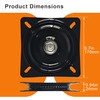 Racfenick 6.7inch/170mm Heavy Duty Bar Stool Swivel Plate Chair Base