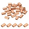PATIKIL M2.5(3/32") Copper Crimping Loop Sleeve, 25 Pack Wire Rope