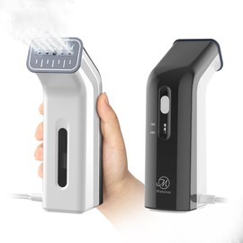 Travel steamer for clothes,100V-240V for global traveling,book-size integrated design,compack steamer & iron 2 In 1 for clothes mini 1.2lbs,small clothes steamer handheld for home,office(Panda colors)