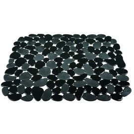 Sanixa PA70507 Design Sink Insert Black Plastic Square 40 x 30 cm Kitchen Sink Protection Against Scratches