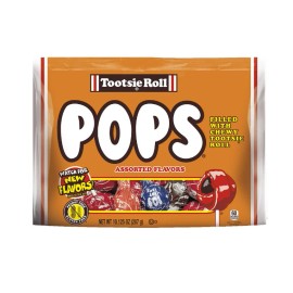 Tootsie Roll Pops Assorted Flavors Filled with Chewy Tootsie Roll