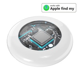 Unbranded/Generic 1-6Pcs Bluetooth Tracker Works with Apple Find My Smart Tracker Tag for iOS E1T0 - 4-Pack