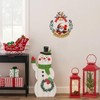 Leniutor Christmas Window Clings for Glass Windows, Xmas Santa Claus