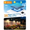KOOPER 4x4 Solar Post Cap Lights Outdoor, 6 Pack Brighter