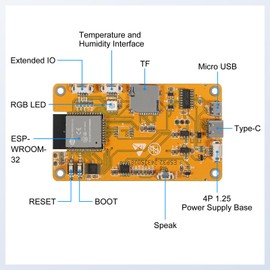 2.4" inch ESP32 Display, ESP32 Module ESP32-2432S028R WiFi+BT Dual-core TFT Module ILI9341 Driver for Arduino IoT, ESP32 Development Board 240X320 Smart LCD Display Screen