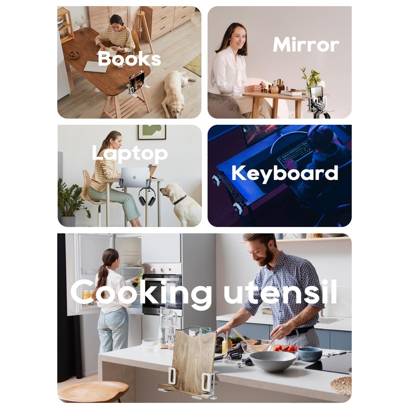 NODOCA Desk Side Storage for Laptop(White)