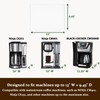 Transparent Acrylic Appliance Slider – 13” x 9.45” Coffee Maker