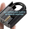 Heavy Duty Padlock with 4 Keys Warehouse Container Garage Shutter