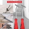 LABOFiC Grout Removal Tool, Angled Design Tile Joint Cleaning Tool,
