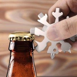 Gifts for Men, Valentines Gifts for Him, 18-in-1 Snowflake Multi Tool Gifts for Dad, Gadgets for Men Gifts for Valentines, Birthday Gifts for Men, Father‘s Day Gifts for Men/Dad