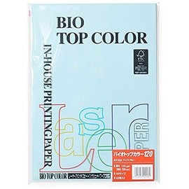 バイオトップカラー アイスブルー A4/120グラム 50Ｐ
