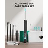 Ear Wax Removal Tool Camera, R1 Upgraded Anti-Fall Off Eartips