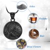QGJNSGC Urn Necklace for Ashes Celtic Knot Cremation Jewelry for