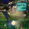 URPOWER Solar Lights Waterproof Solar Lights Outdoor 2-in-1 Adjustable Solar