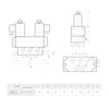 2 Position 5 Way Solenoid Valve Single Electric Control Industrial