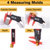 UNIPEC 6" Digital Caliper – Measuring Tool with LCD Display,