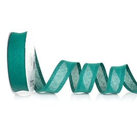 Inastri 25/5/5 mm Cotton Bias Binding, Bottle Green