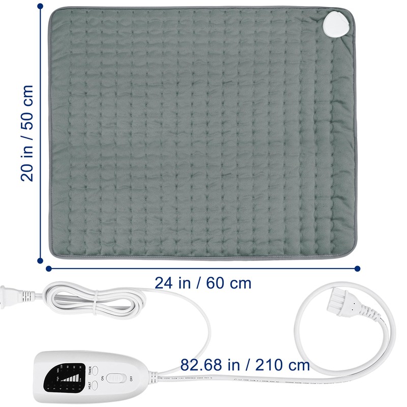 Heating pad, Electric Heat Pad with Automatic Switch-Off and 6