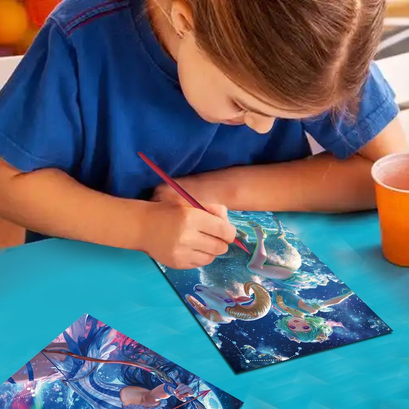 Georgie Porgy Scratch Picture Set DIY Craft Sets for Children