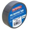 Faithfull FAITAPEPVCGR PVC Electrical Tape 19 mm x 20 m