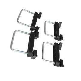 4x Roof Box U-bolts Clamps Luggage Frame With Roof Rack Tool Clips Practical And Functional Roof Rack Tool Clips Easy, 4pcs 6cm