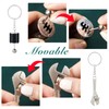 BETESSIN 4pcs Schlüsselanhänger Turbolader Auto Keychain Turbo Anhänger Autoteile Mini