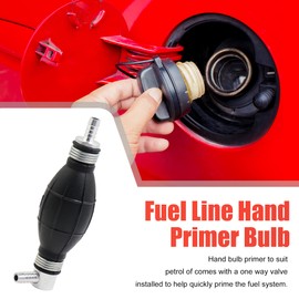 X AUTOHAUX 8mm 5/16'' Rubber Fuel Line Hose Hand Primer Petrol Diesel Pump Bulb