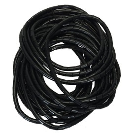Flexible Snake Cable Spiral Hose Cable Tidy/Cable Ties – Bundle of ø6.0 60 mm LÄNGE10 M Black