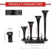 Horn FARBIN 4-speaker 12V air horn 150dB car horn kit