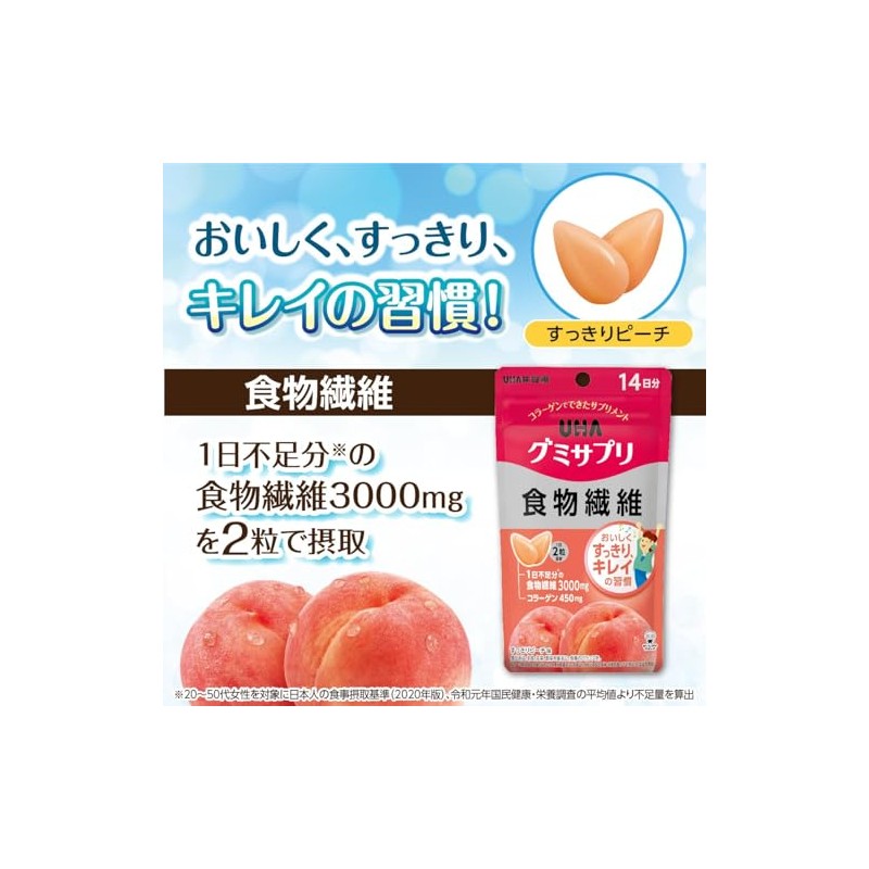 グミサプリ 食物繊維 14日分 (1袋)