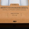 Monogrammed Handkerchiefs for Men - Soft Hankies for Men +