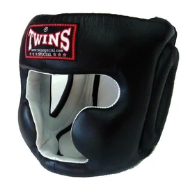 Twins Genuine Leather Headgear Black Medium