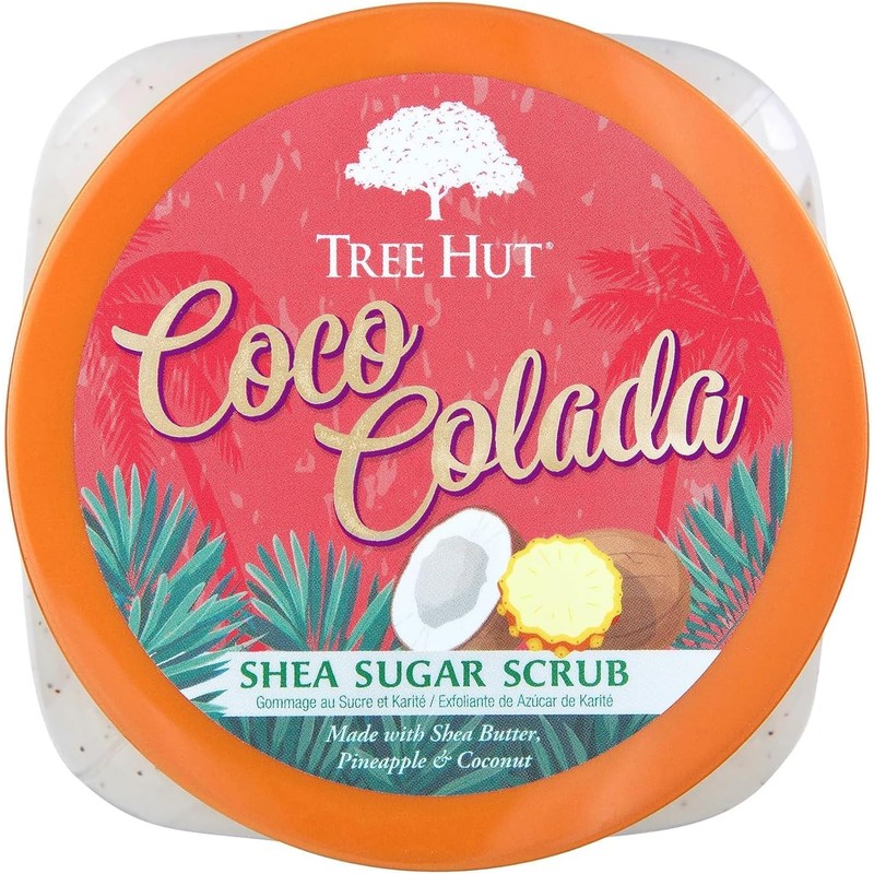 TREE HUT, Coco Colada Shea Sugar Scrub, Exfoliante Corporal de