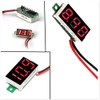 HUAZIZ Pack of 6 0.28 Inch Mini Digital Voltmeter, LED