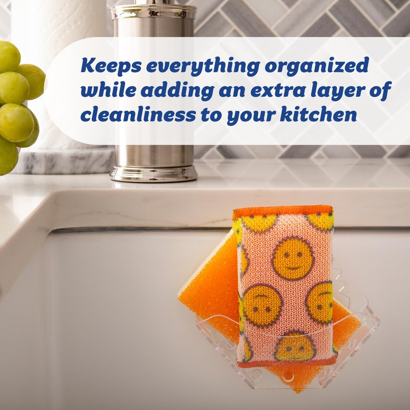 Scrub Daddy Sponge Holder - Sponge Caddy for Kitchen Organization
