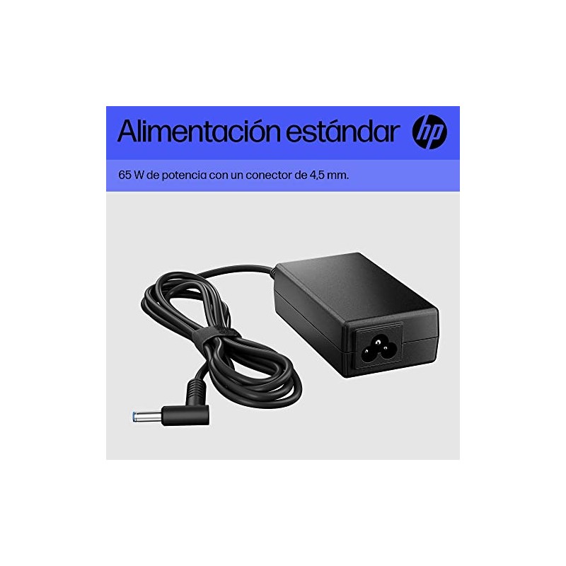 HP Cargador de Laptop 65W, 4.5 mm (6H459AA)