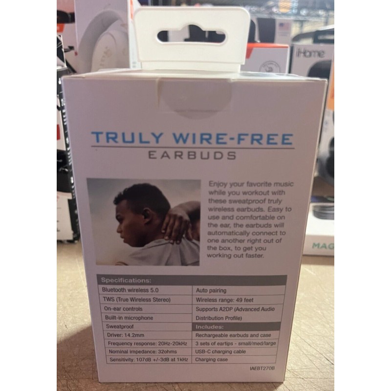 iLive, Truly Wire-Free, Earbuds, IAEBT270B, Black