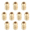 SING F LTD 10pcs M4 Spark Plug Terminal Nut Brass
