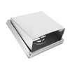 OSALADI Stainless Steel Dryer Vent Cover Square Wall Vent Cap