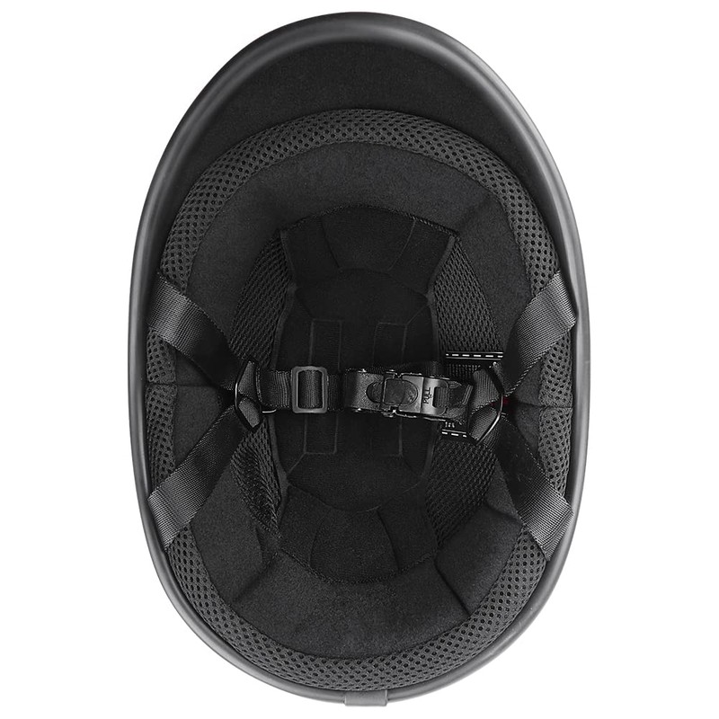 Woljay Helmets Half Cap Vintage Shell Open Face Motorcycle Helmet