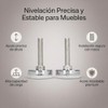 Pissente Nivelador de Patas de Muebles de Acero Inoxidable Ajustable